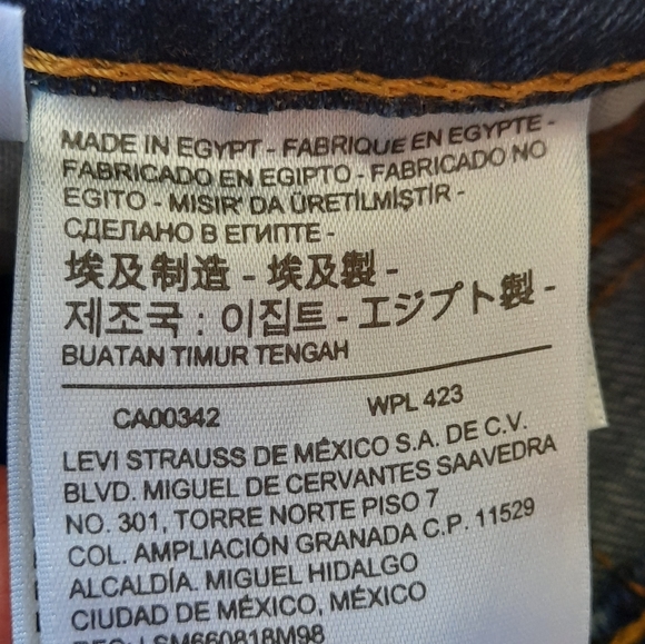 Levi's Men's 541 Athletic Fit Stretch Jean Medium Wash Size 35x30 - Picture 8 of 9